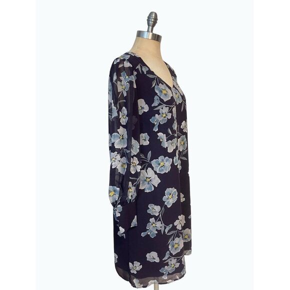 Cabi 4018 Ellery Dress Blue Floral Medium NWT - Picture 4 of 7